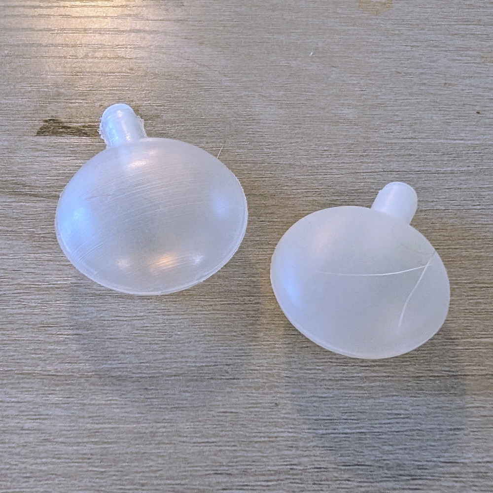 Clear Plastic Bottle Caps